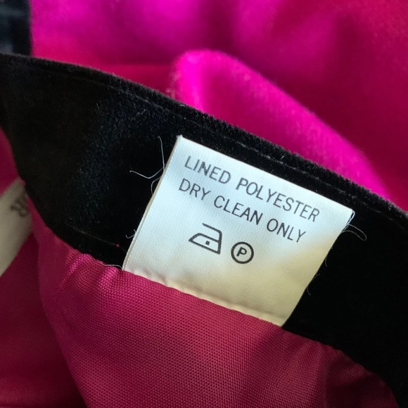 Vintage 90s wool blend pink pencil skirt w26” - Picture 11 of 12